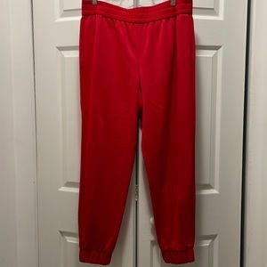 NWT Alice + Olivia red sweatpants, size XL